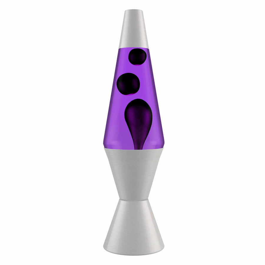 14.5’’ LAVA LAMP – BLACK & PURPLE J8