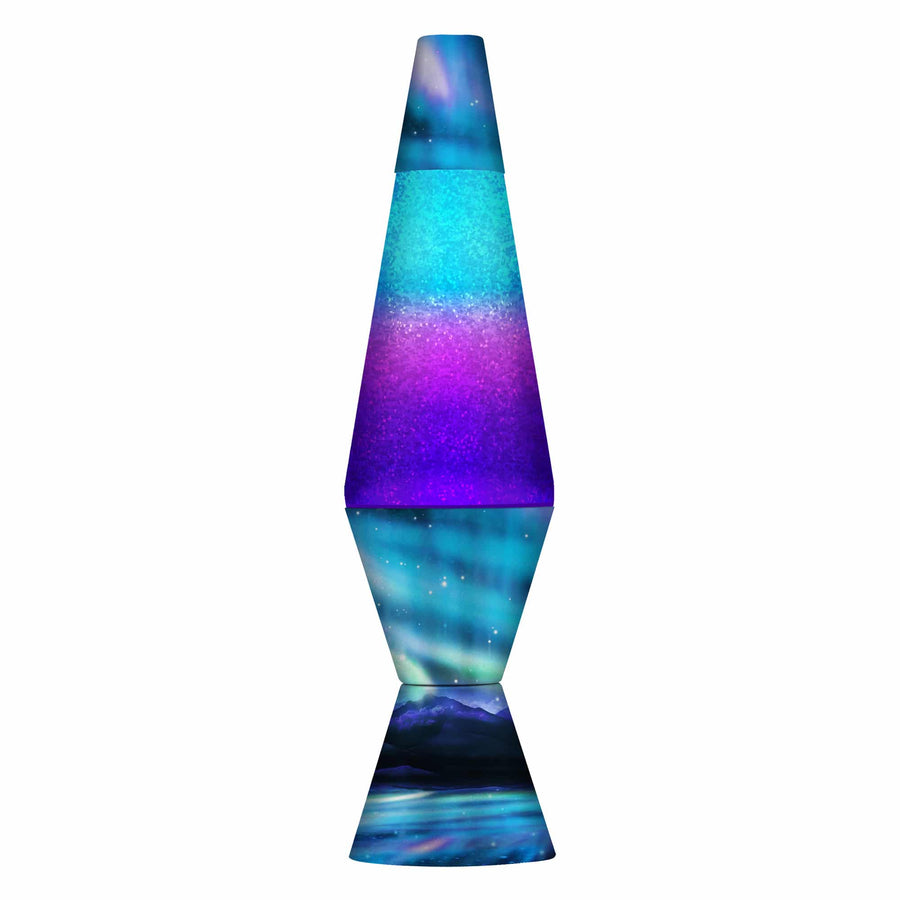 14.5″ LAVA LAMP COLORMAX NORTHERN LIGHTS – GLITTER E5