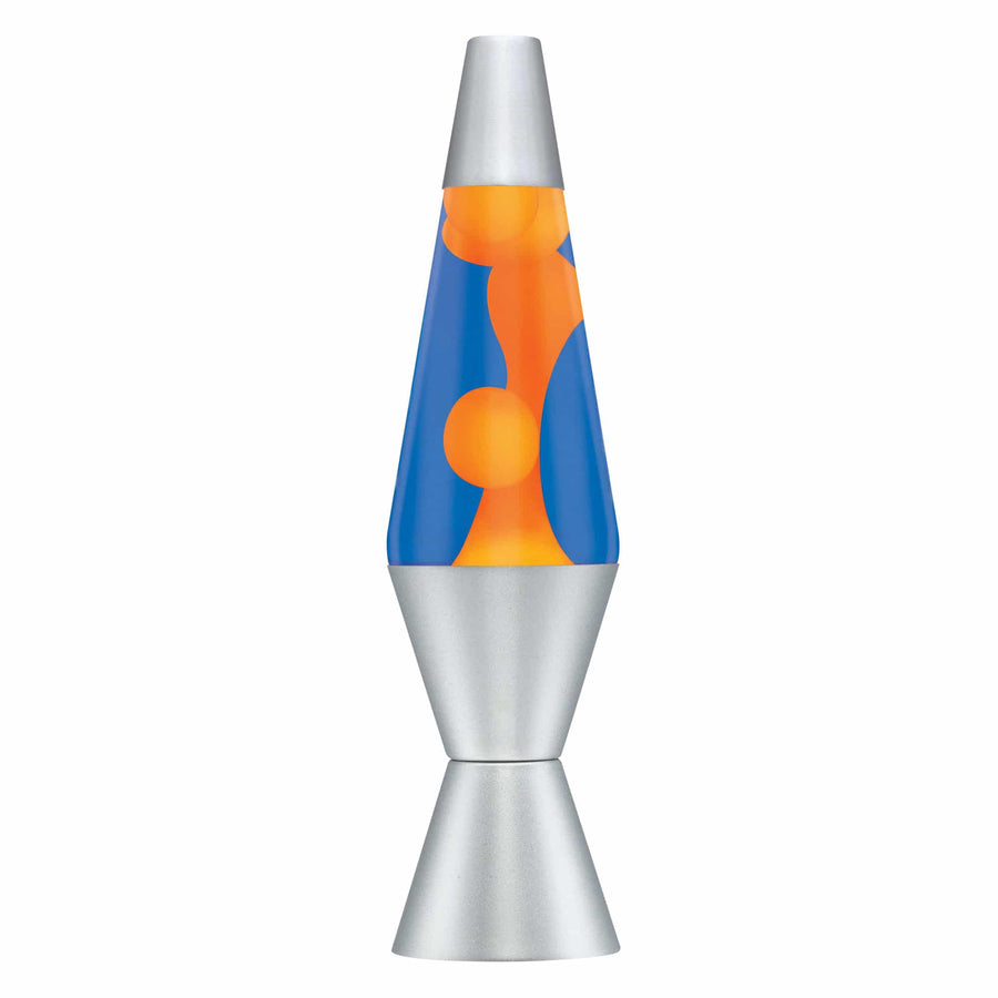 14.5” LAVA LAMP – ORANGE/BLUE/SILVER K8