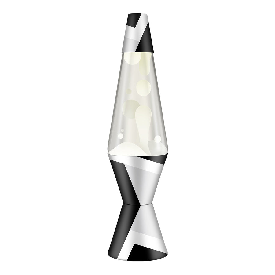 14.5″ LAVA LAMP POLYGONAL WHITE TONE A6