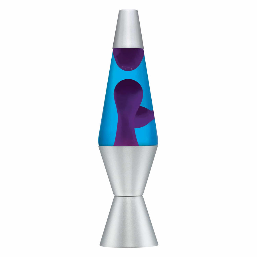 14.5″ LAVA LAMP – PURPLE/BLUE/SILVER E7