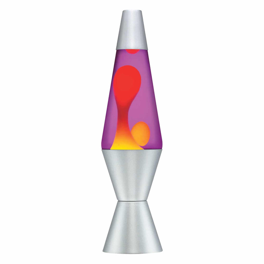14.5” LAVA LAMP – YELLOW/PURPLE/SILVER I6