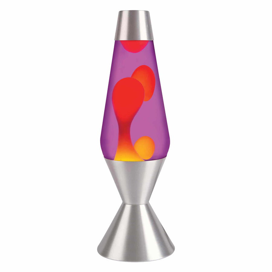 16.3″ LAVA LAMP – YELLOW/PURPLE/SILVER Z2