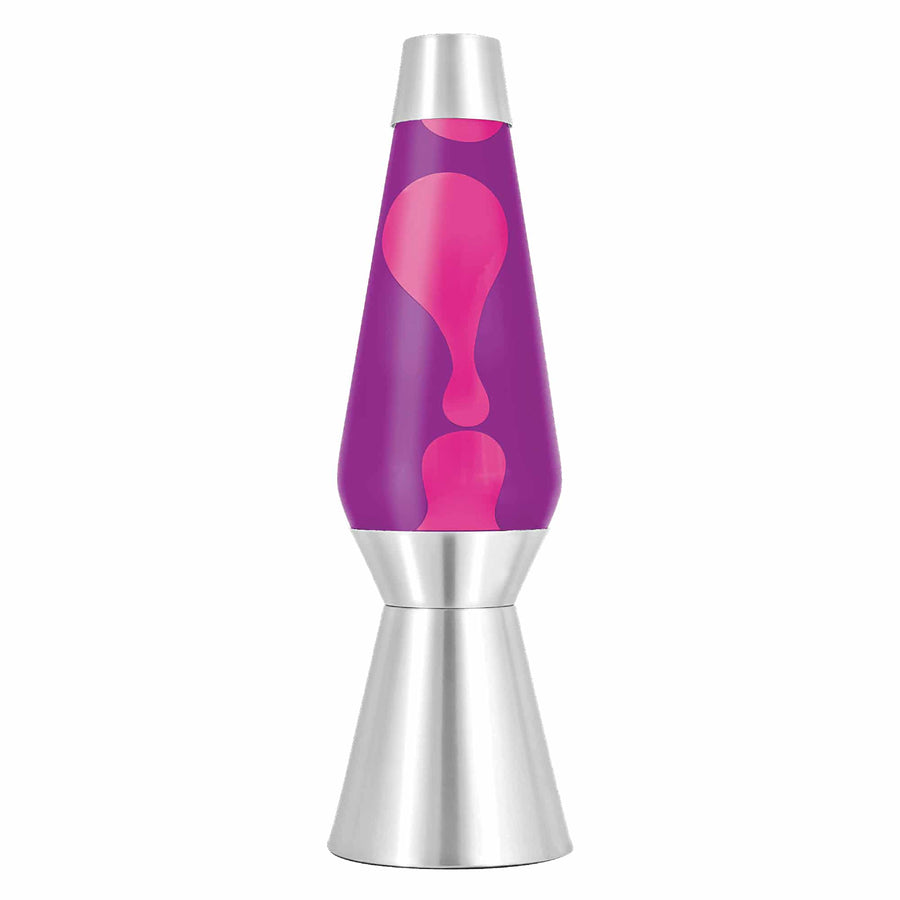 27″ LAVA LAMP GRANDE – PINK/PURPLE/SILVER J5