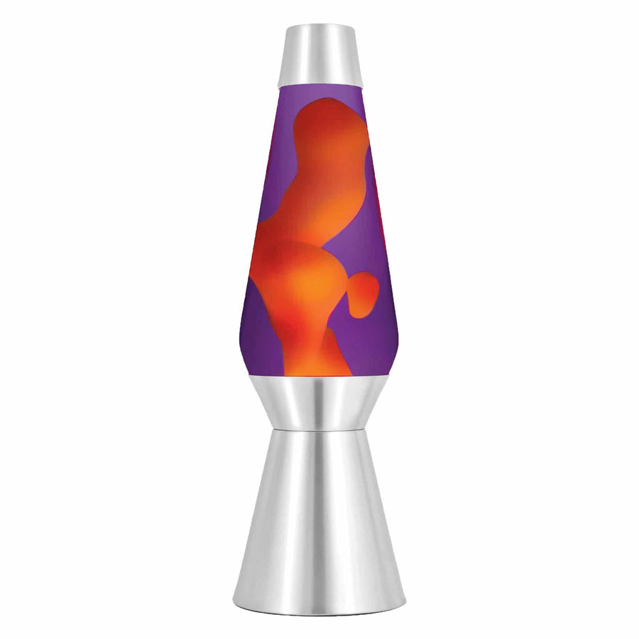 27″ LAVA LAMP GRANDE – YELLOW/PURPLE/SILVER B8